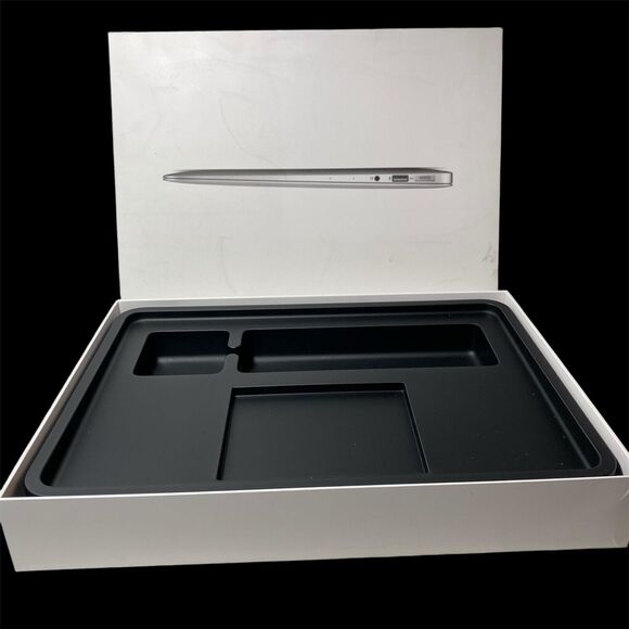 Apple Macbook Box, Inserts, Original Stickers ONLY Empty 14” x 10” x 2.5” - Picture 2 of 3